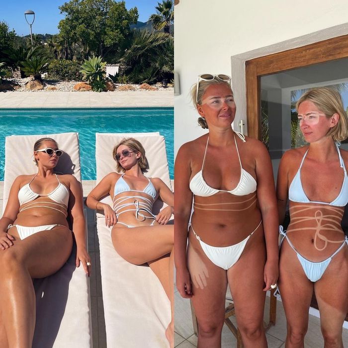 Trying to look "hot"