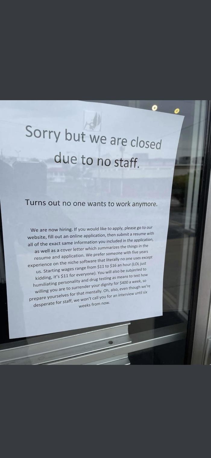 Now hiring