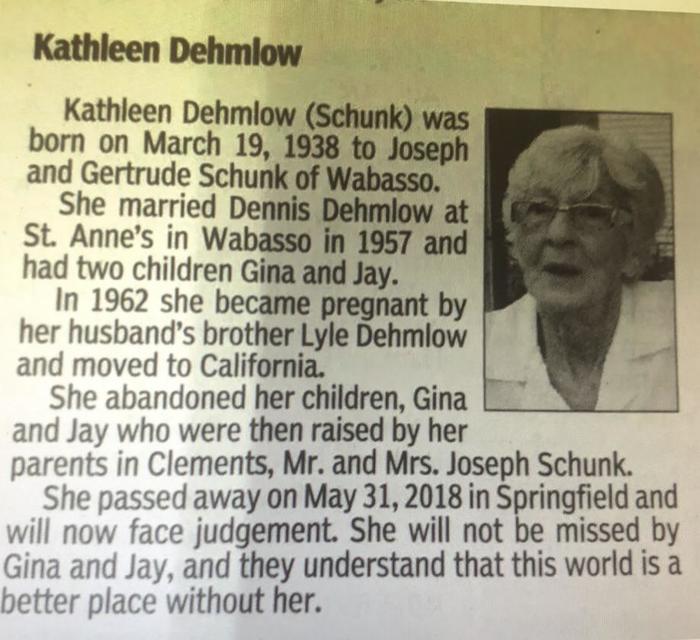 “A Better Place Without Her”
