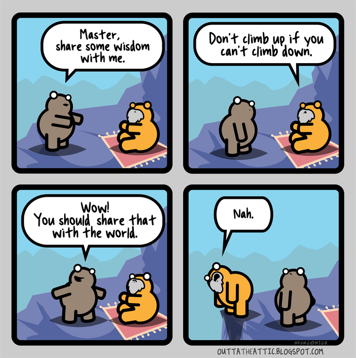 Droppin' some wisdom