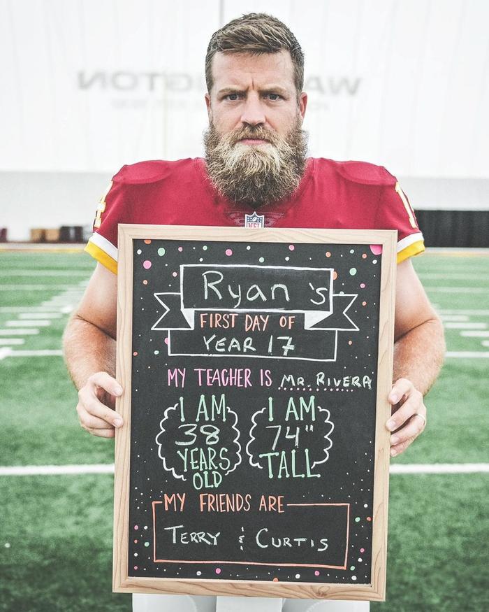 Ryan Fitzpatrick’s first day with a new team! (....again)