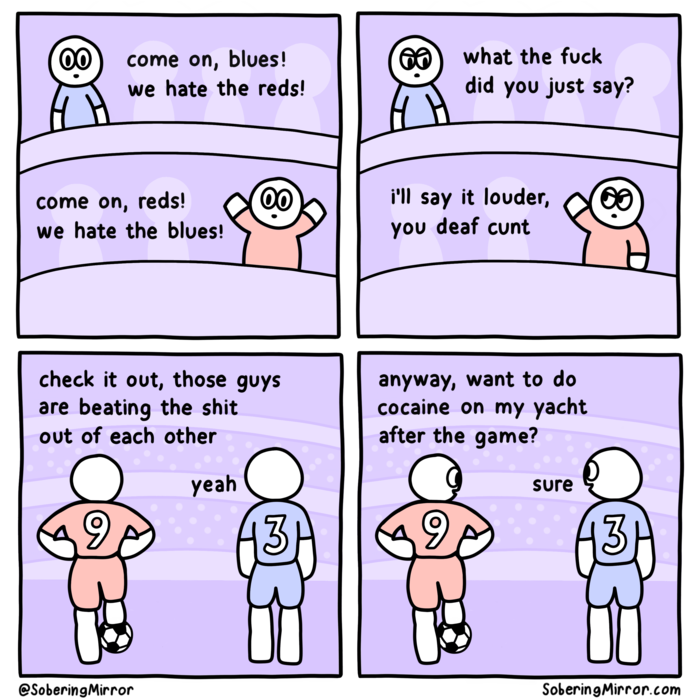 Sports rivalry [OC]