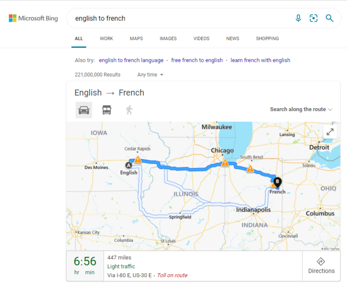 This is why no one likes you Bing...
