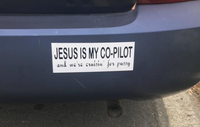 Jesus is my co-pilot
