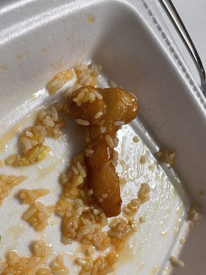 Some people see Jesus in their cornflakes, I get d*cks in my chicken.