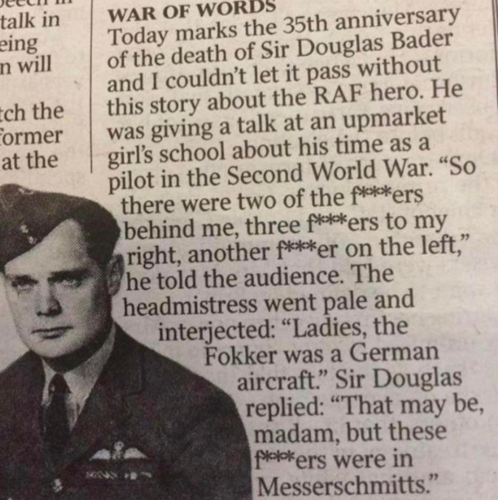 You ok Fokker?