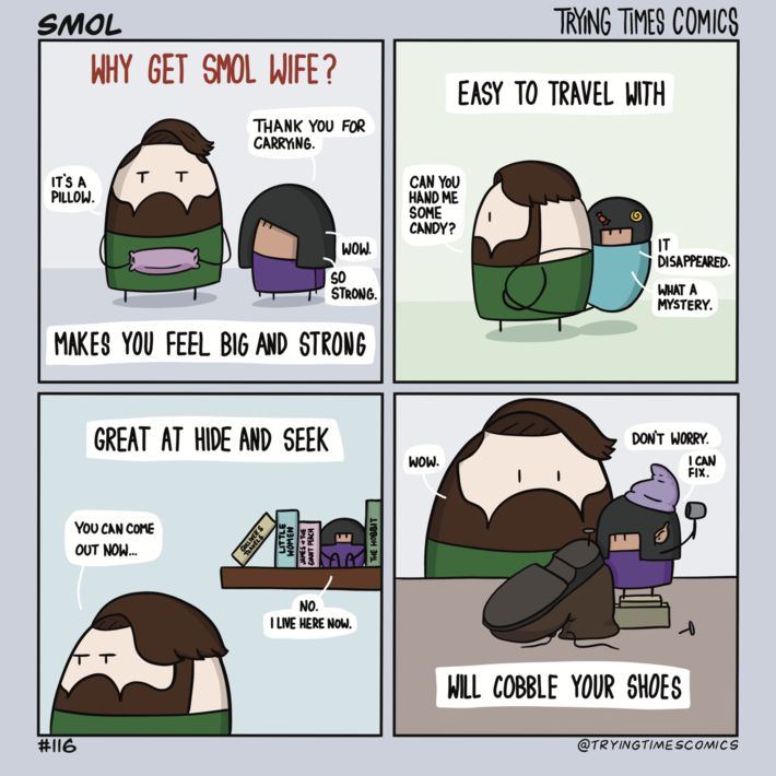 Why get smol wife? (oc)