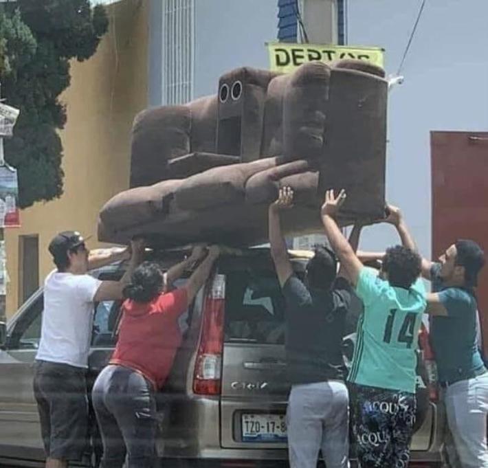 This poor couch looks terrified!