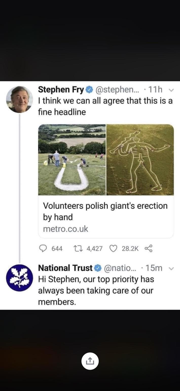 🤣 Stephen Fry + Imgur make 🇬🇧proud