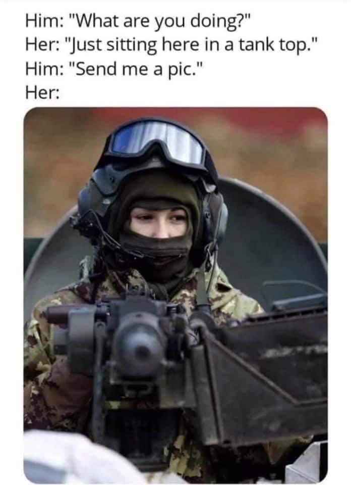 Selfie soldier
