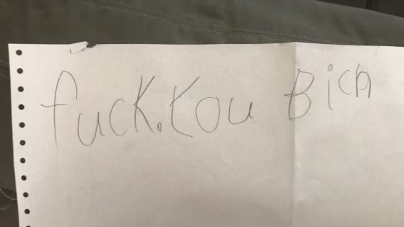 6 years ago today during my wife’s first year of teaching got this piece of art from a student. He folded it up nicely and put it on her desk. She still has it today.