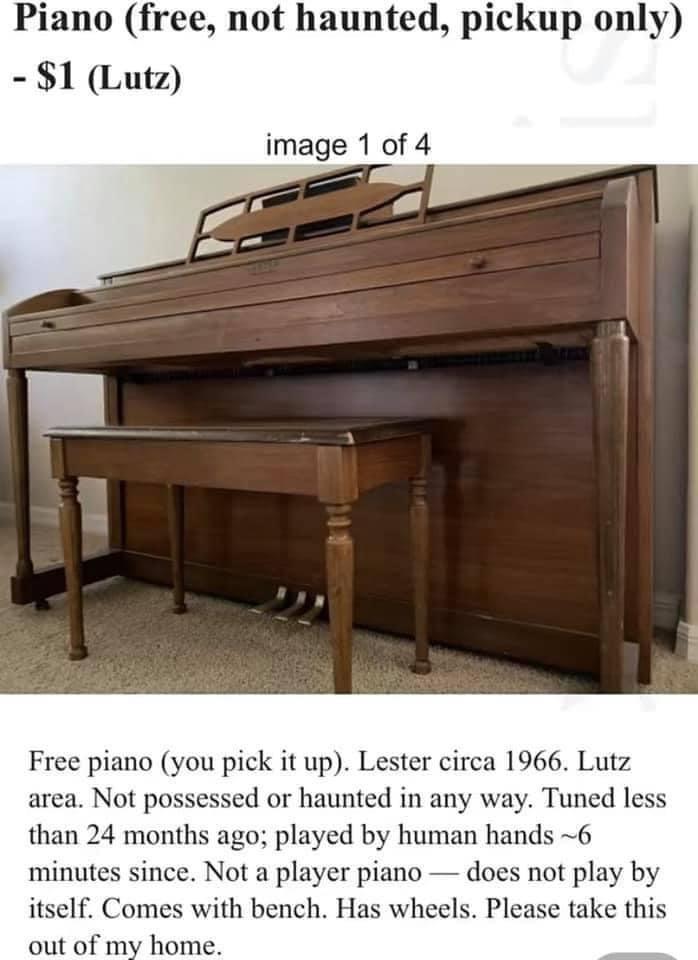 Definitely not haunted!