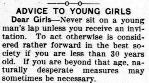 For your information, 1916