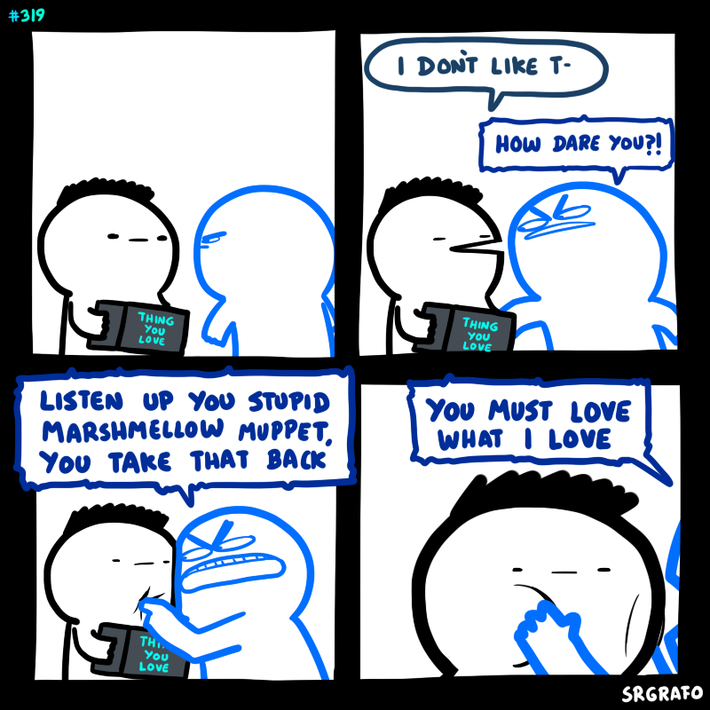 Sharing your opinion on the internet