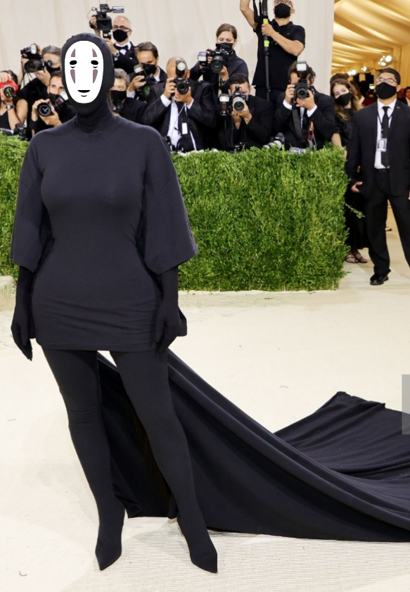 Fixed Kim K's Met Gala Look