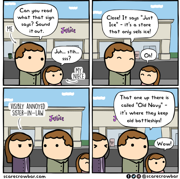Lying to kids is fun!