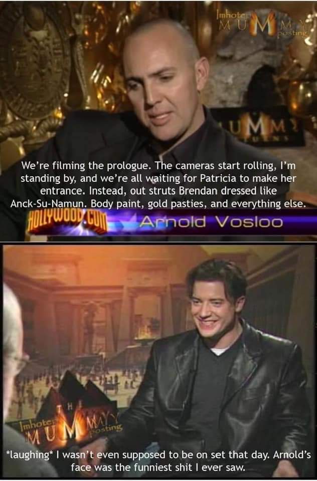 Brendan Fraser hijinks