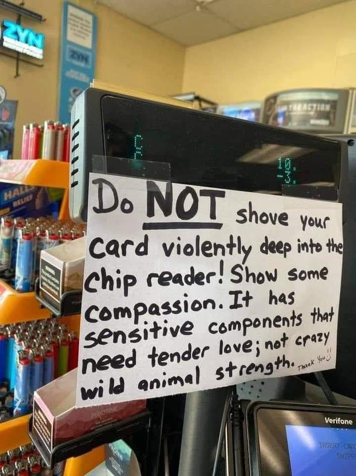 Be considerate please!
