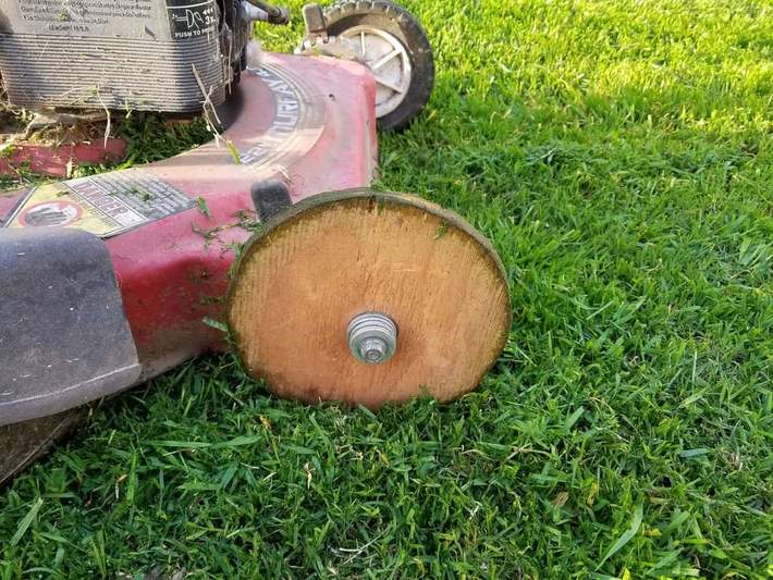 My Dad "fixed" my lawnmower