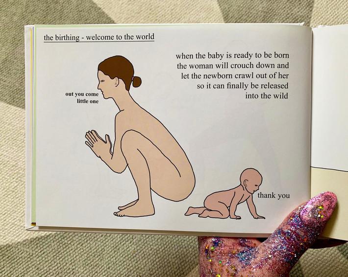 Who knew newborns were so polite!