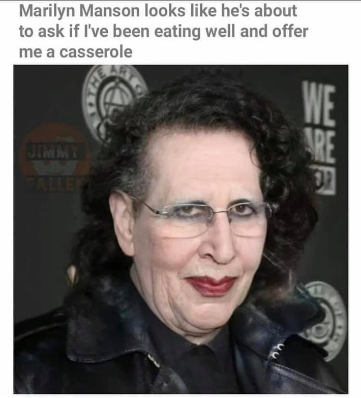 Have a casserole and some drugs.