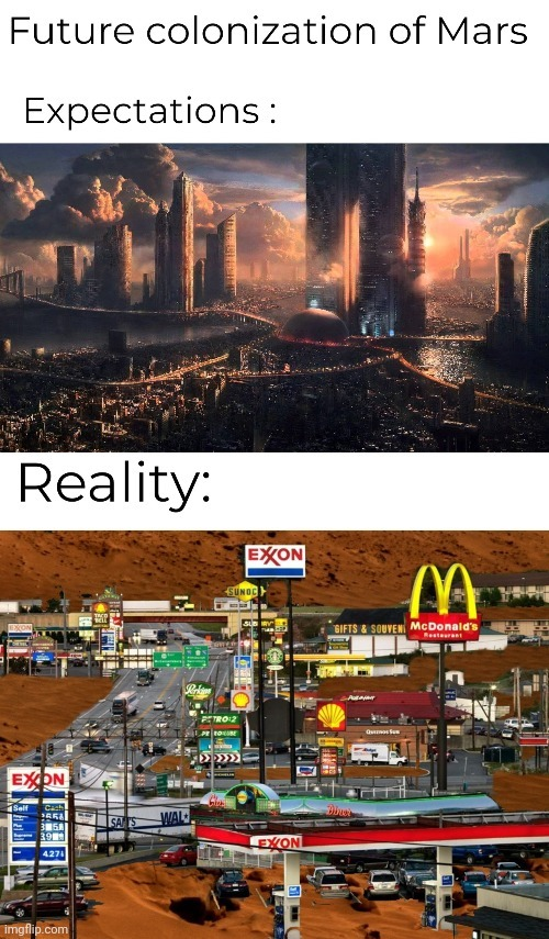 The colonization of Mars