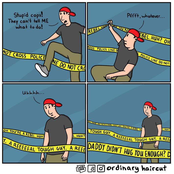 Do. Not. Cross.