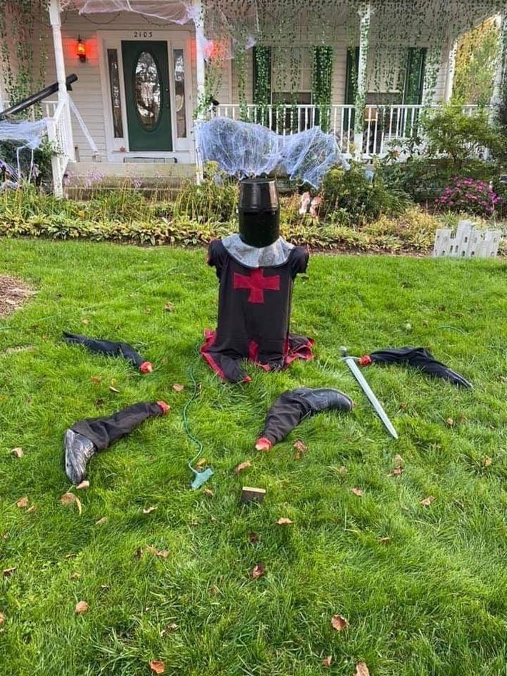 Halloween decorations on point