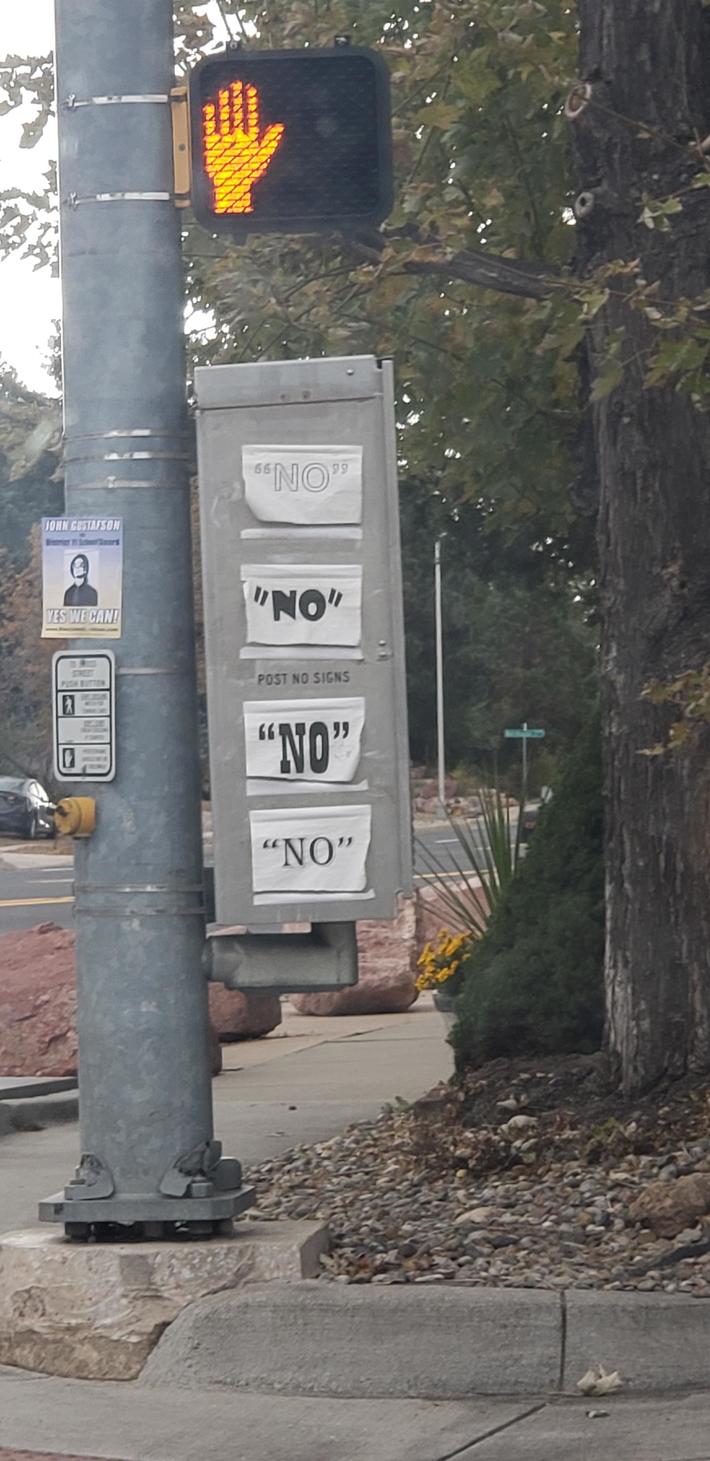 Post No Signs.