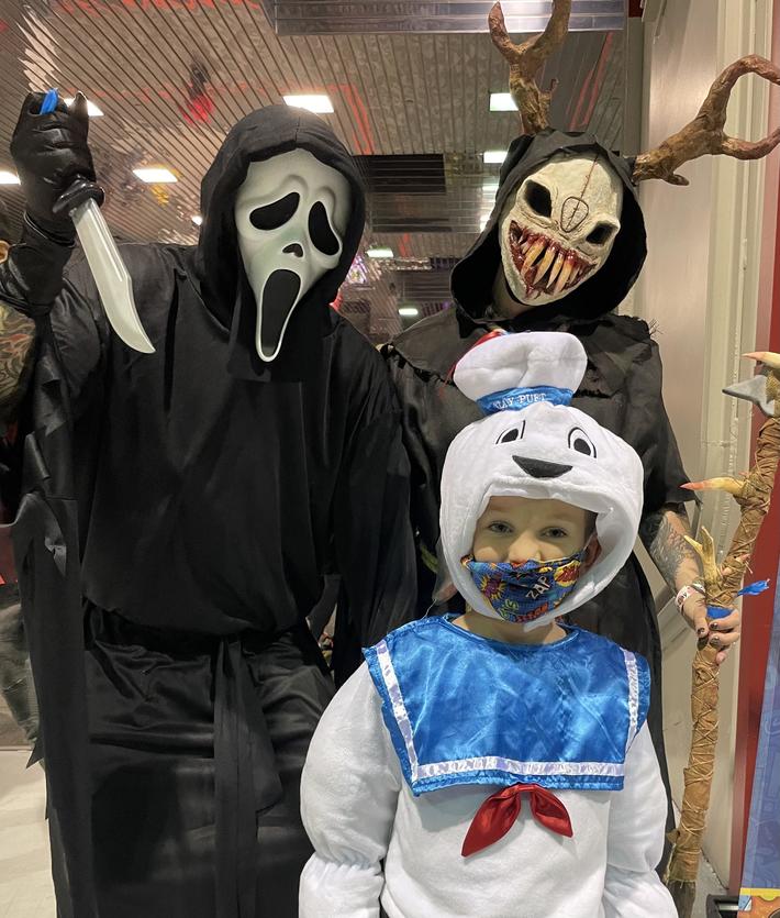 At Comic Con, my 5 y/o was terrified to take pictures with Ghostbusters, yet ran up to these fine folks and asked for pictures. He explained it was because they were “on his side.”