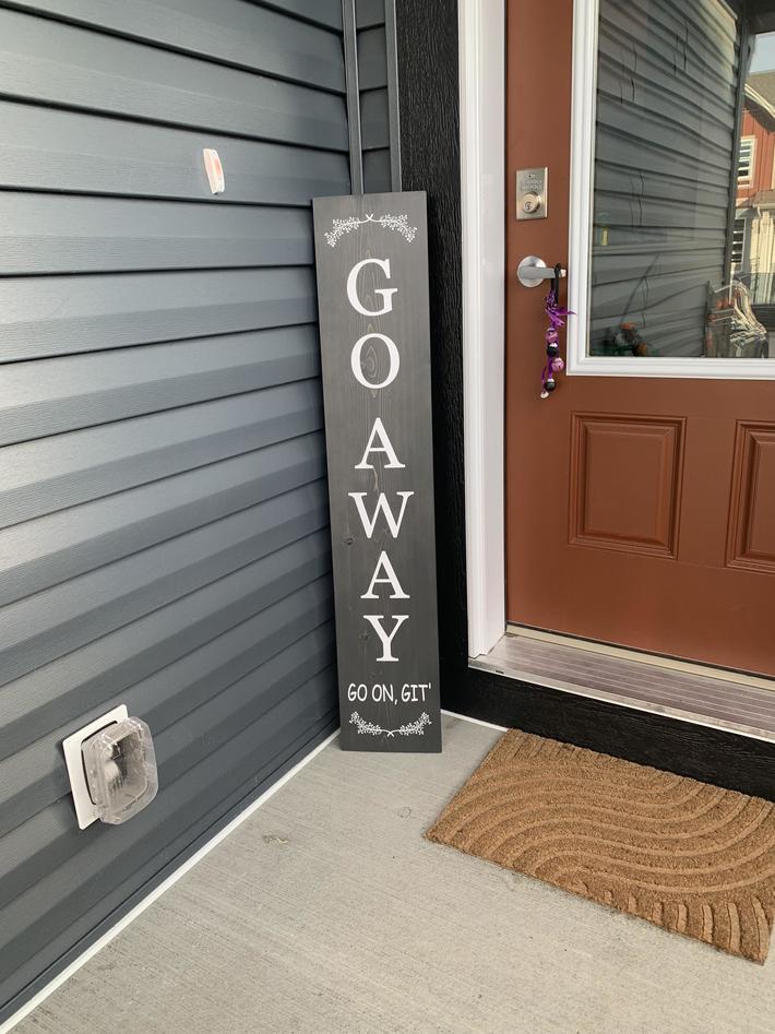 Just moved in and bought this sign…finally feels like home