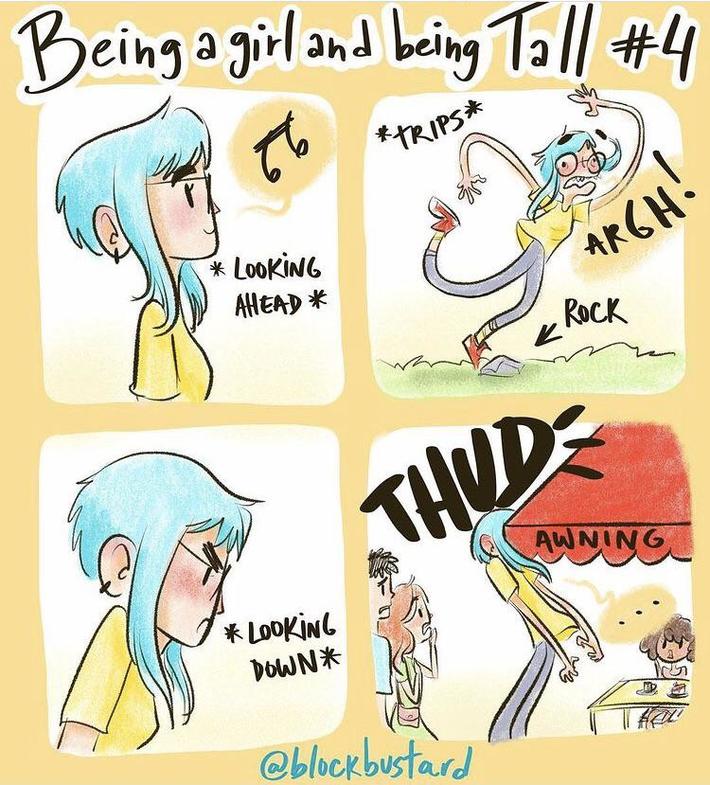 Ok, you tall people, that’s a normal thing or I am that clumsy?