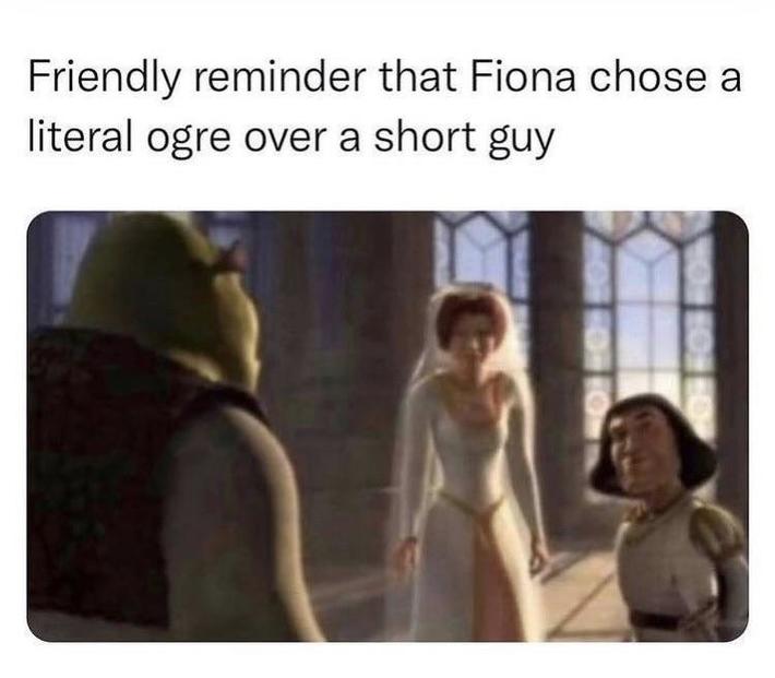 SHREK&gt;SHORT PEOPLE