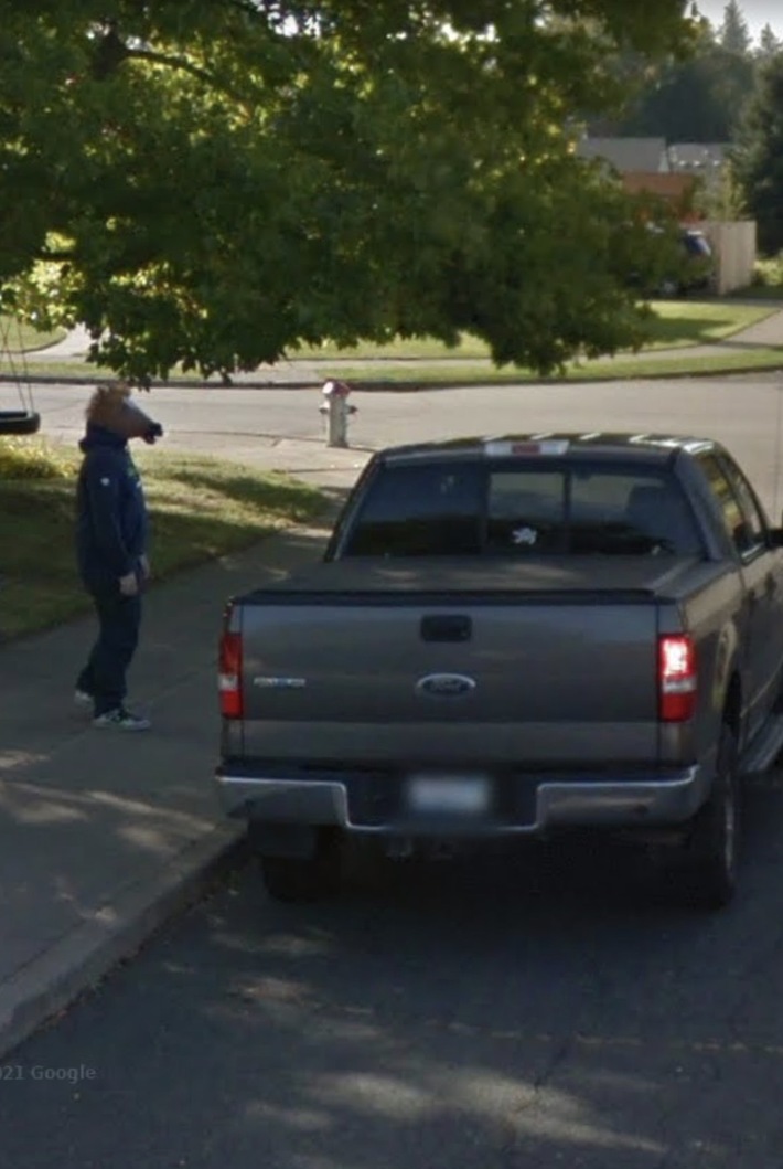 I saw a Google Street View car in my neighborhood and took swift action. 8 years later and my brother just informed me that it worked