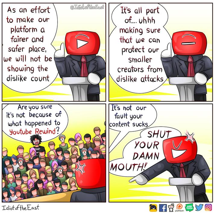 Maybe it was because of what happened to YoutubeRewind?