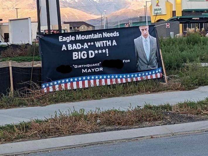 These are the kind of candidates running for office in my city.