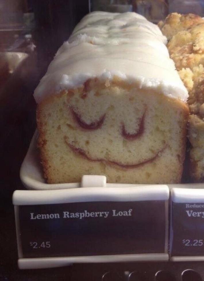 Quiet please, the Lemon Raspberry Loaf is sleeping.