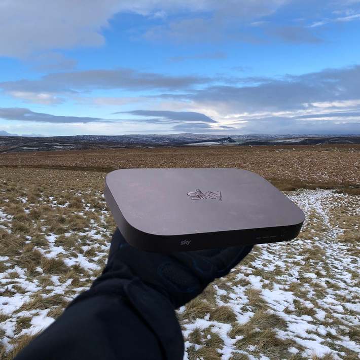 kids wouldn't leave the house, took the wifi for a walk.