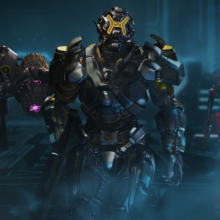 Coming to Steam on December 2, 2021. ANVIL is a multiplayer co-op top-down sci-fi rogue like action shooter where you control characters called Vault Breakers to explore various galaxies that are crawling with monsters.