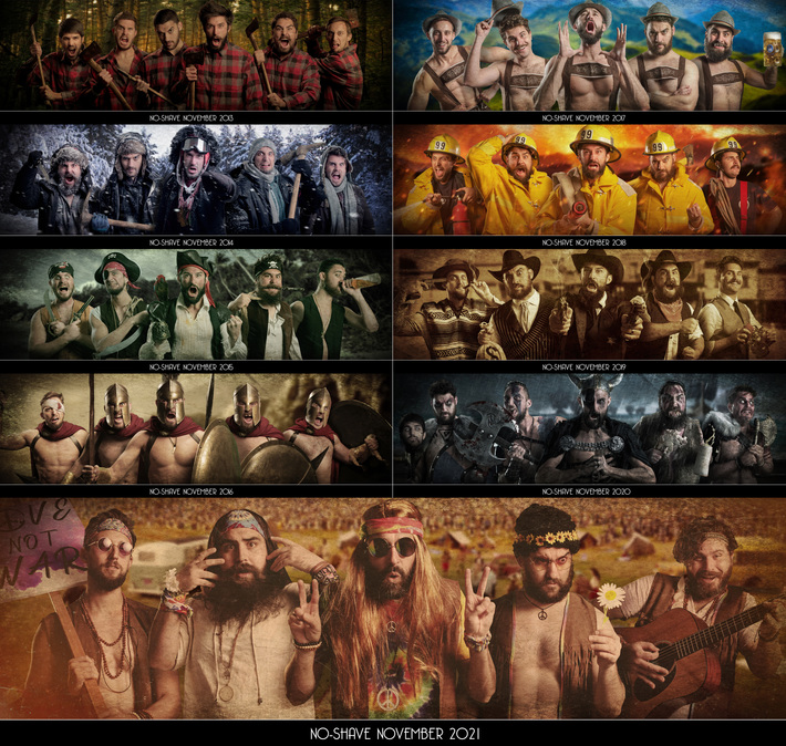 Every year my friends and I do a themed No Shave November picture.