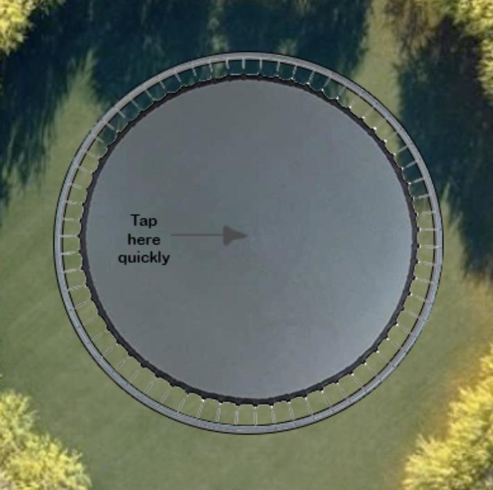 You’ve had a rough day. Pop into my garden and jump on my trampoline…