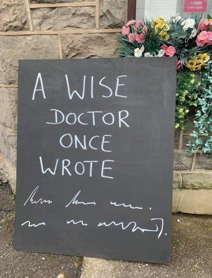 Very wise words indeed.