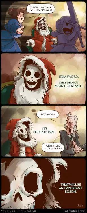 The Hogfather -Terry Pratchett (RIP 2015)