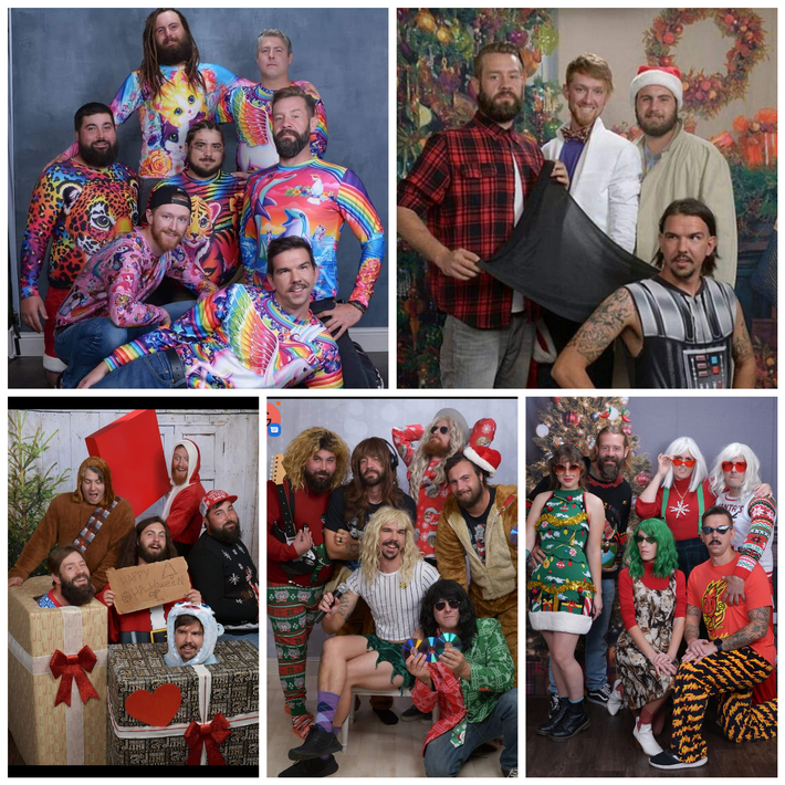 For the 5th year, my friends and I got Christmas Photos taken at our local JCPenney