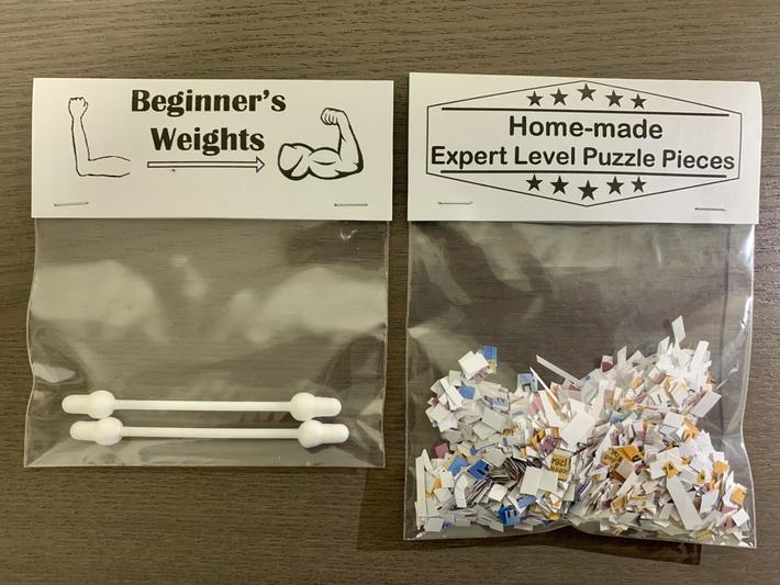 I made some joke gifts for friends.