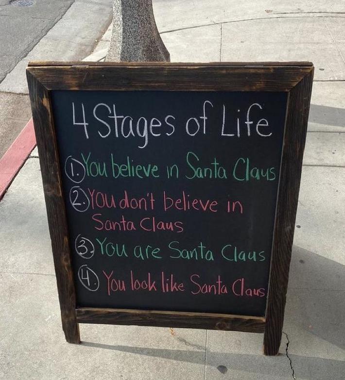 The circle of Santa