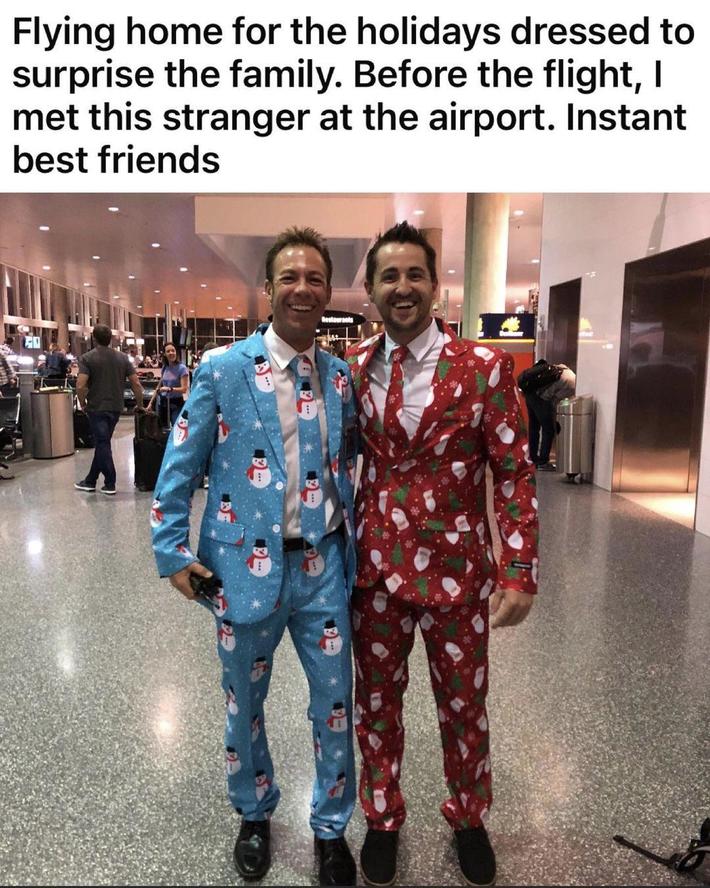 They really ‘suit’ each other