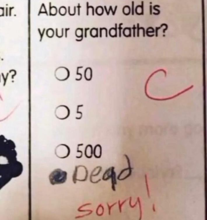 Now we are asking the real questions