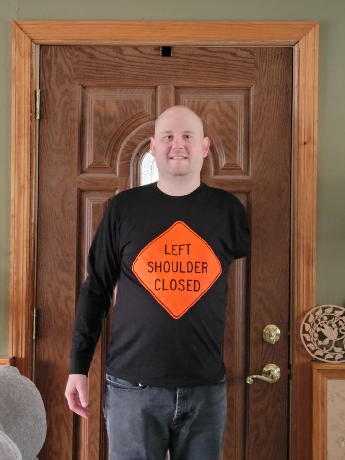 I got a long sleeve version of my favorite shirt.