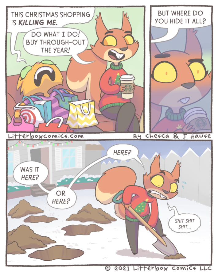 Squirrel Away [OC]